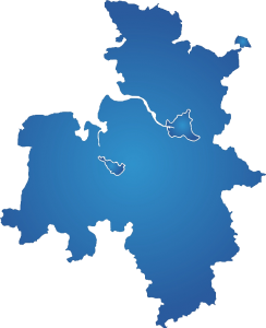 Vertriebsgebiet Otto Warncke KG: Schleswig-Holstein, Hamburg, Bremen, Niedersachsen